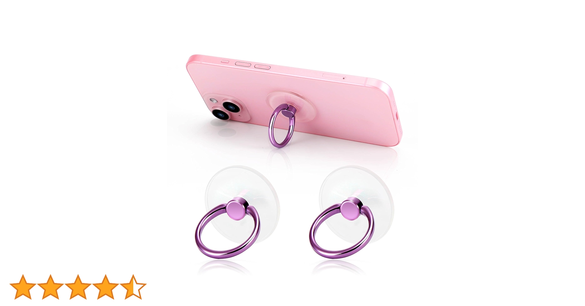 シルバー バンカーリング ロゴ無 スマホ リング 落下防止 銀 セール F06 61I4W+fieHL.jpg_BO30,255,255,